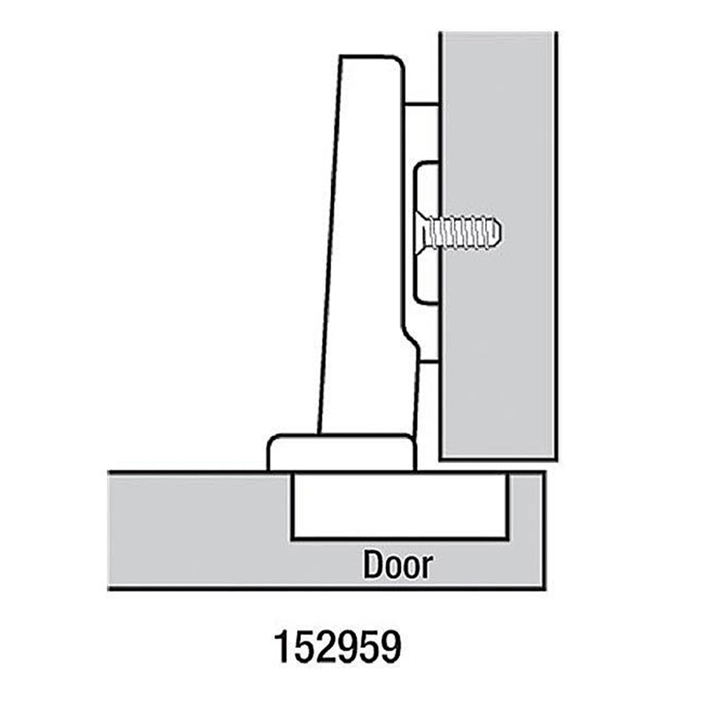 Frameless Hinge - Pair