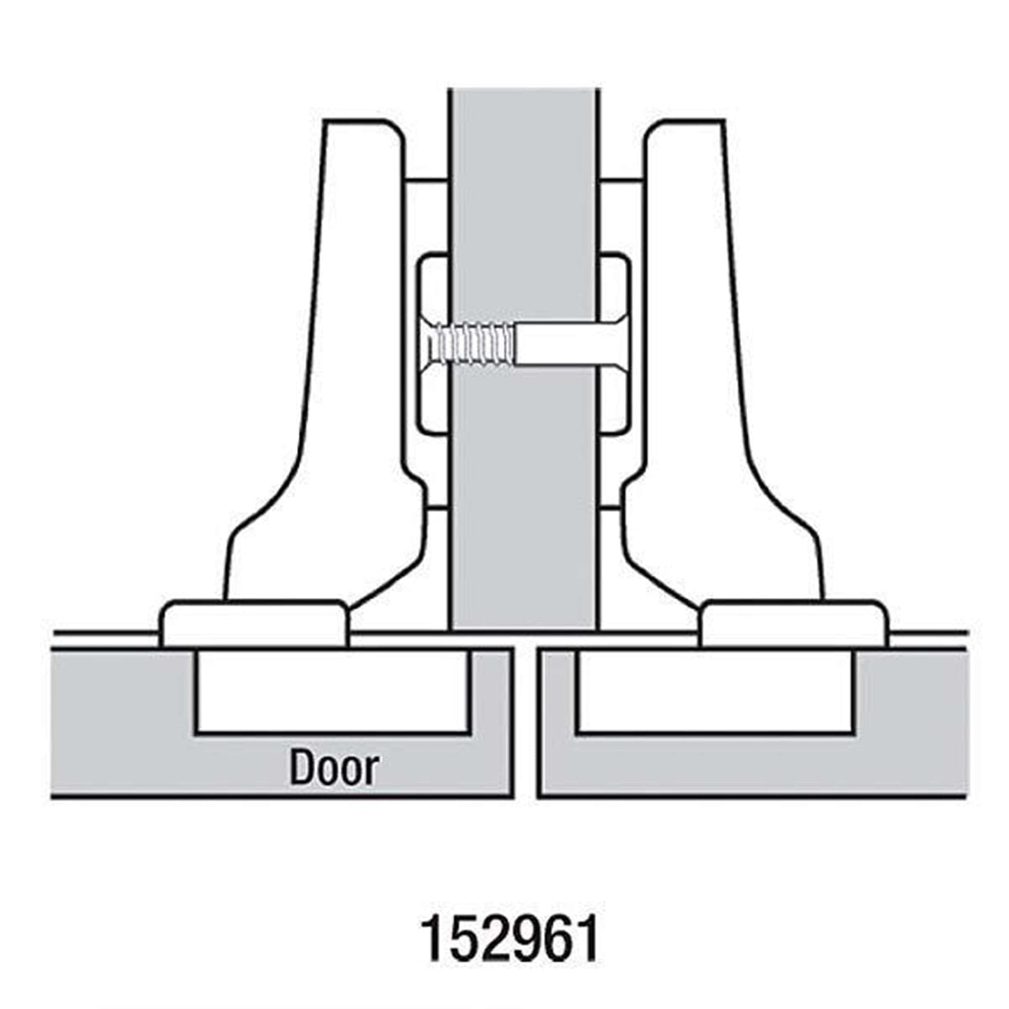 Frameless Hinge - Pair