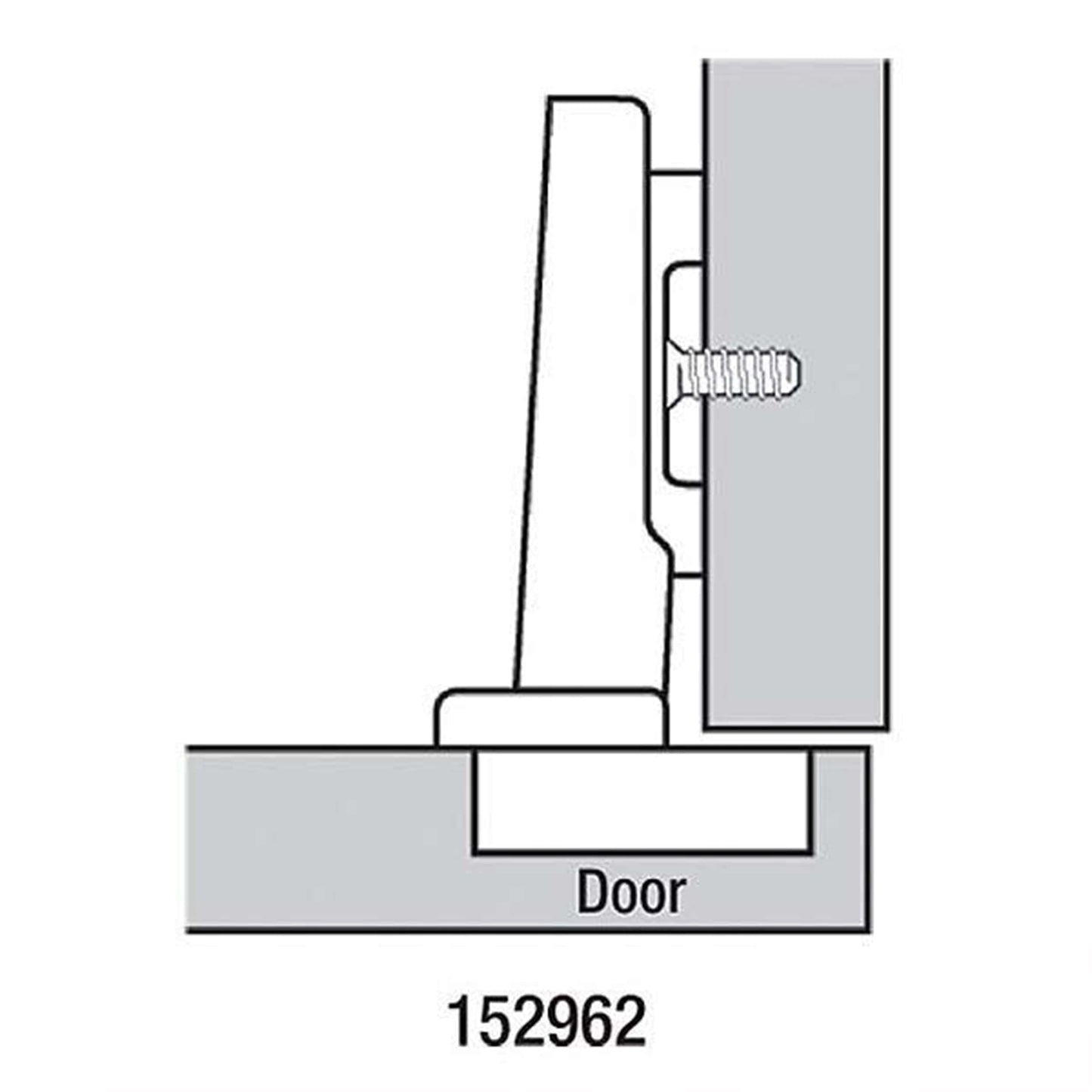 Frameless Hinge - Pair