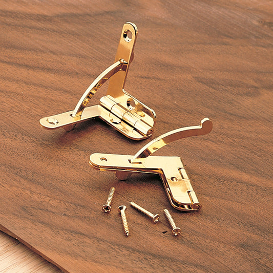 Economy Quadrant Hinge - Gold Plate Finish - 1 Pair