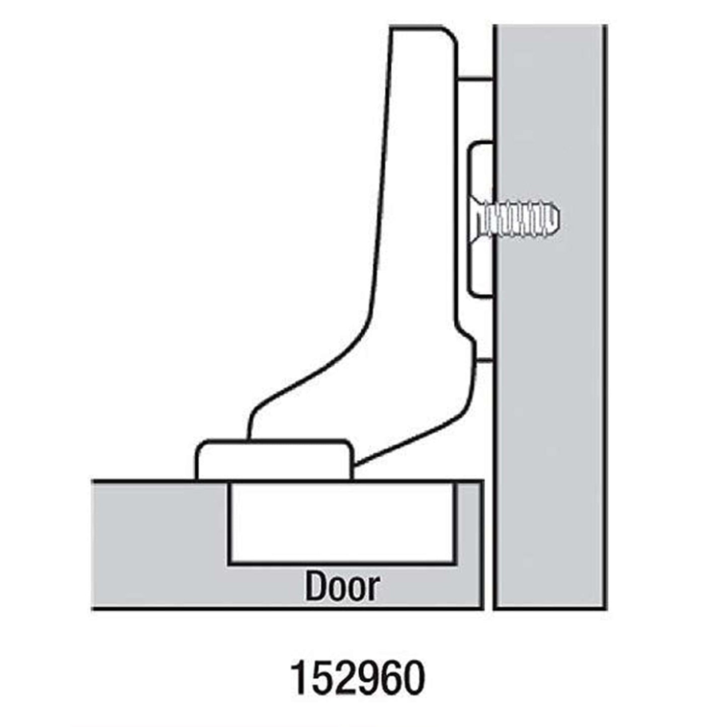 Frameless Hinge - Pair